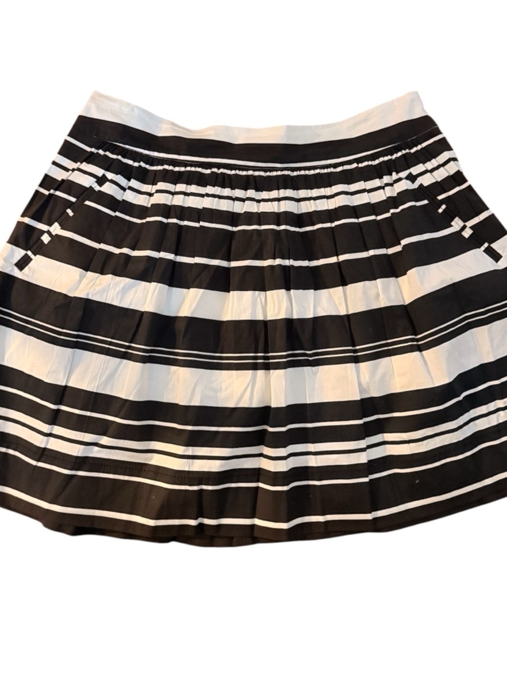 Banana Republic Striped A Line Skirt Sz L